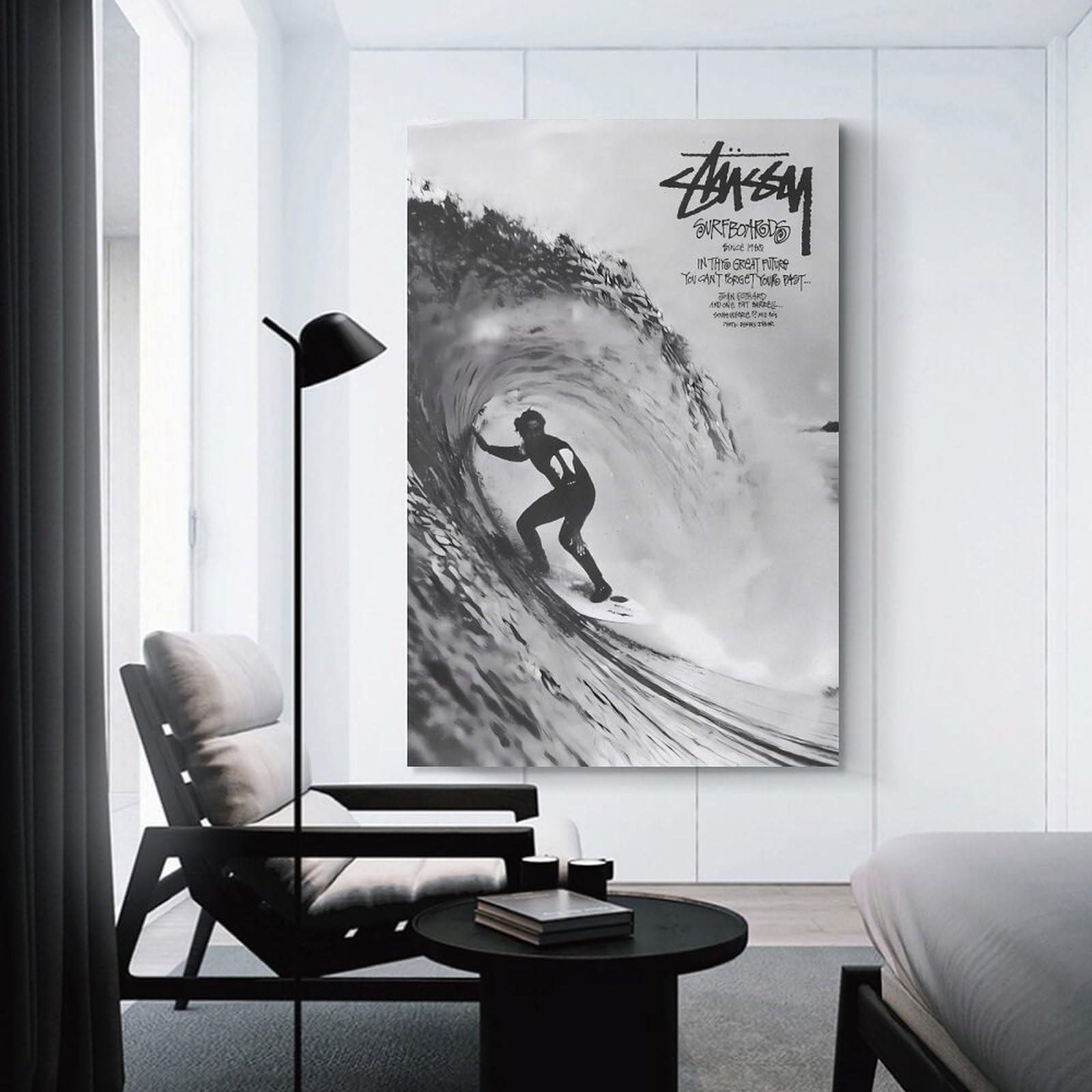 Amazon.com: Stussy Dream Surfer Poster Vintage Canvas Cool Black